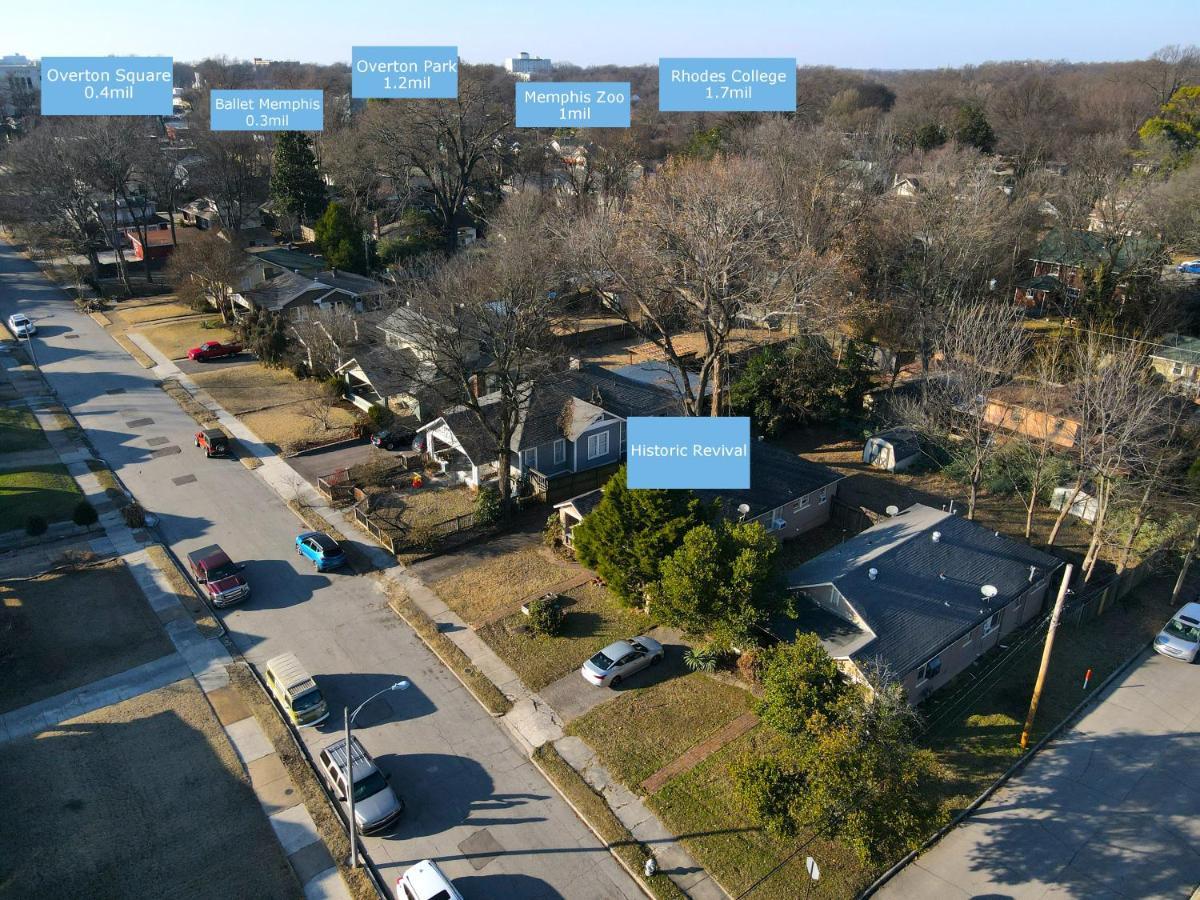 Vila Historic Revival King Bed Midtown Memphis 68 Yes Pets Fast Wifi Free Parking Exteriér fotografie